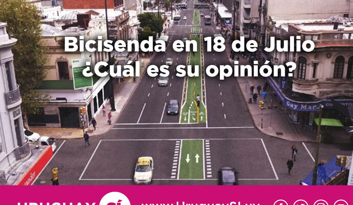 Resultados Encuesta: Bicisenda en 18 de Julio